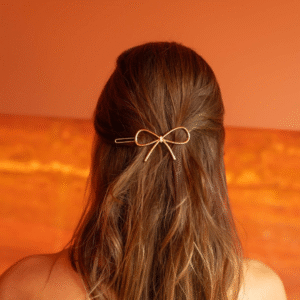 Dainty Bow Barrette Hair Pin – Cute & Elegant