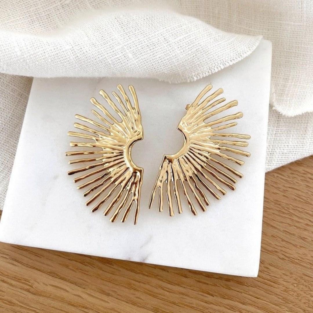 Fan Shaped Earrings
