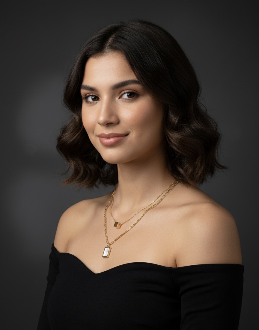 Square Solitaire Layered Chain