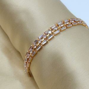 Crystal 3 Layered Bracelet