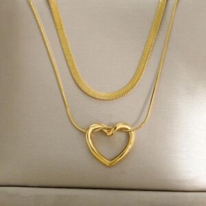 Twin Heart Glow Necklace